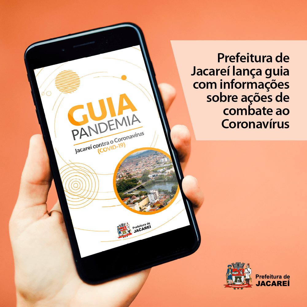 Prefeitura de Jacareí lança Guia sobre ações de combate ao Coronavírus na cidade