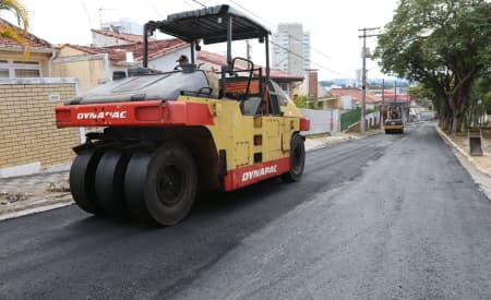 Recapeamento: Ruas Francisco Theodoro e Chiquinha Schurig de asfalto novo
