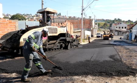 Asfalto já é realidade no Parque dos Príncipes, sem taxa extra para os moradores