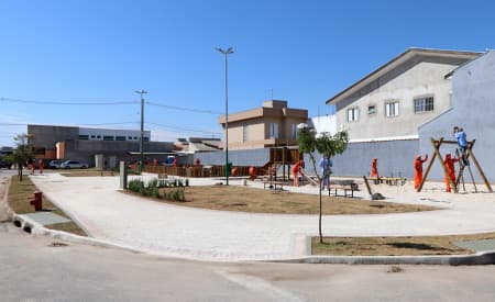 Parque dos Sinos ganha sua primeira praça