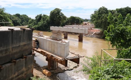 Terceira ponte: quase 50% da interligação viária entre avenidas já está concluída