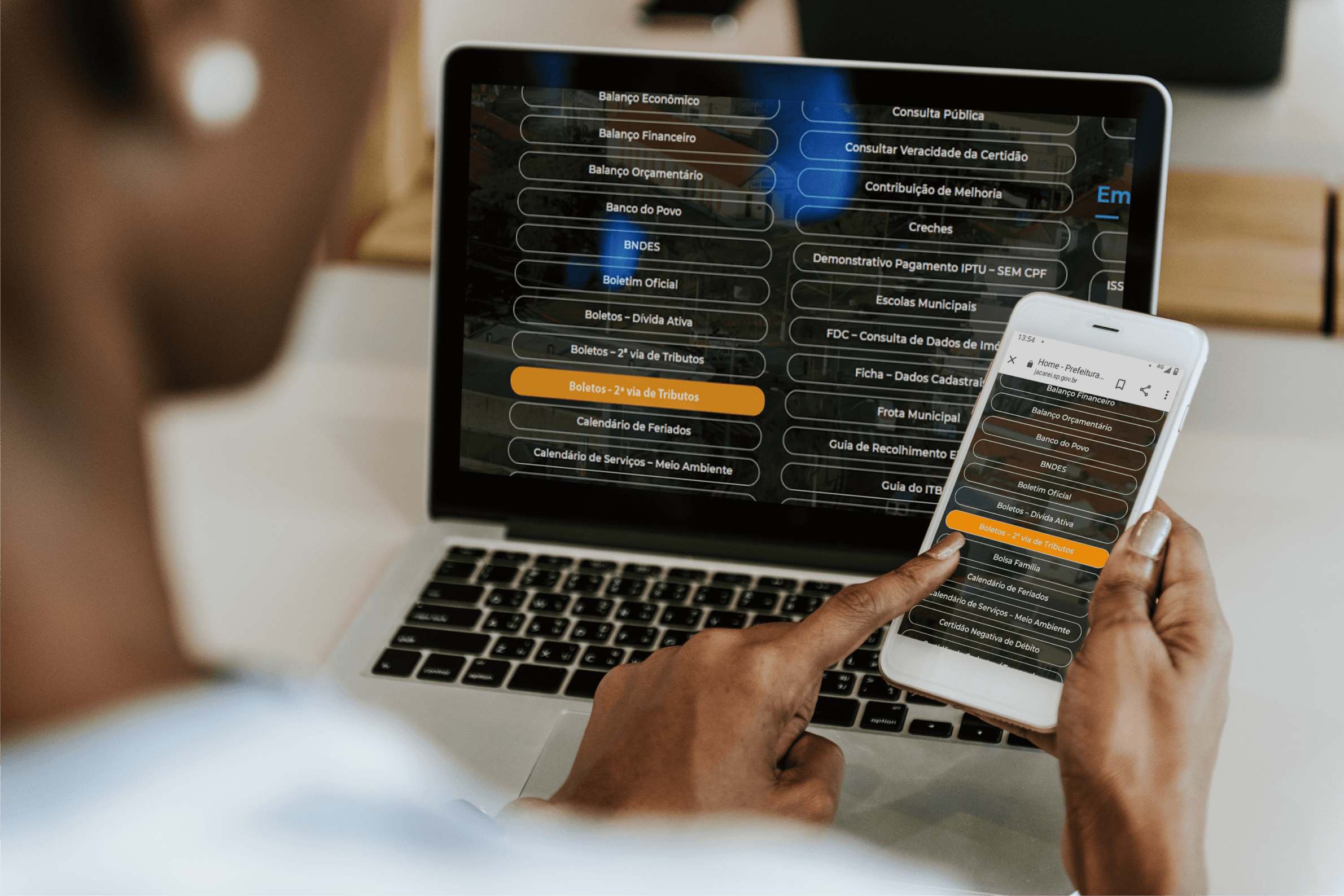 Prefeitura disponibiliza boletos de taxas anuais de mobiliários via internet