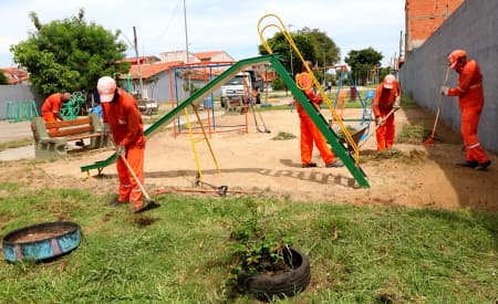 Parque Linear Tupinambás recebe cuidados da Secretaria de Meio Ambiente de Jacareí