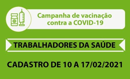 Prefeitura abre cadastro para vacinação dos trabalhadores da área de Saúde em Jacareí