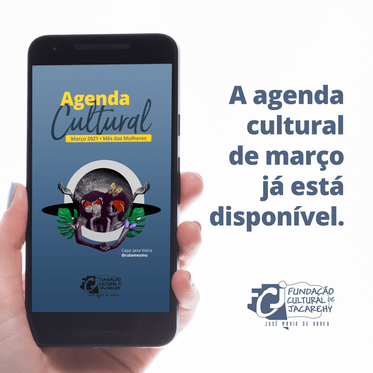 Agenda Cultural de março: Fundação Cultural prepara programação on-line dedicada ao Mês da Mulher