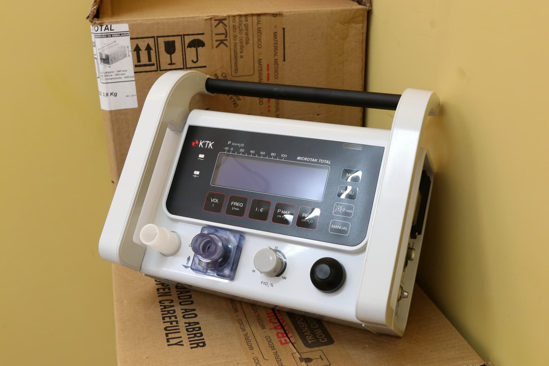 Jacareí recebe sete novos respiradores do Ministério da Saúde para ampliar atendimento a pacientes com Covid-19