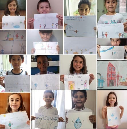 SAAE celebra Dia Mundial da Água com atividades online e recebe ilustrações de alunos do munícipio