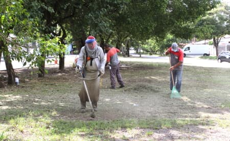 Subprefeitura do Parque Meia Lua realiza obras de manutenção e zeladoria