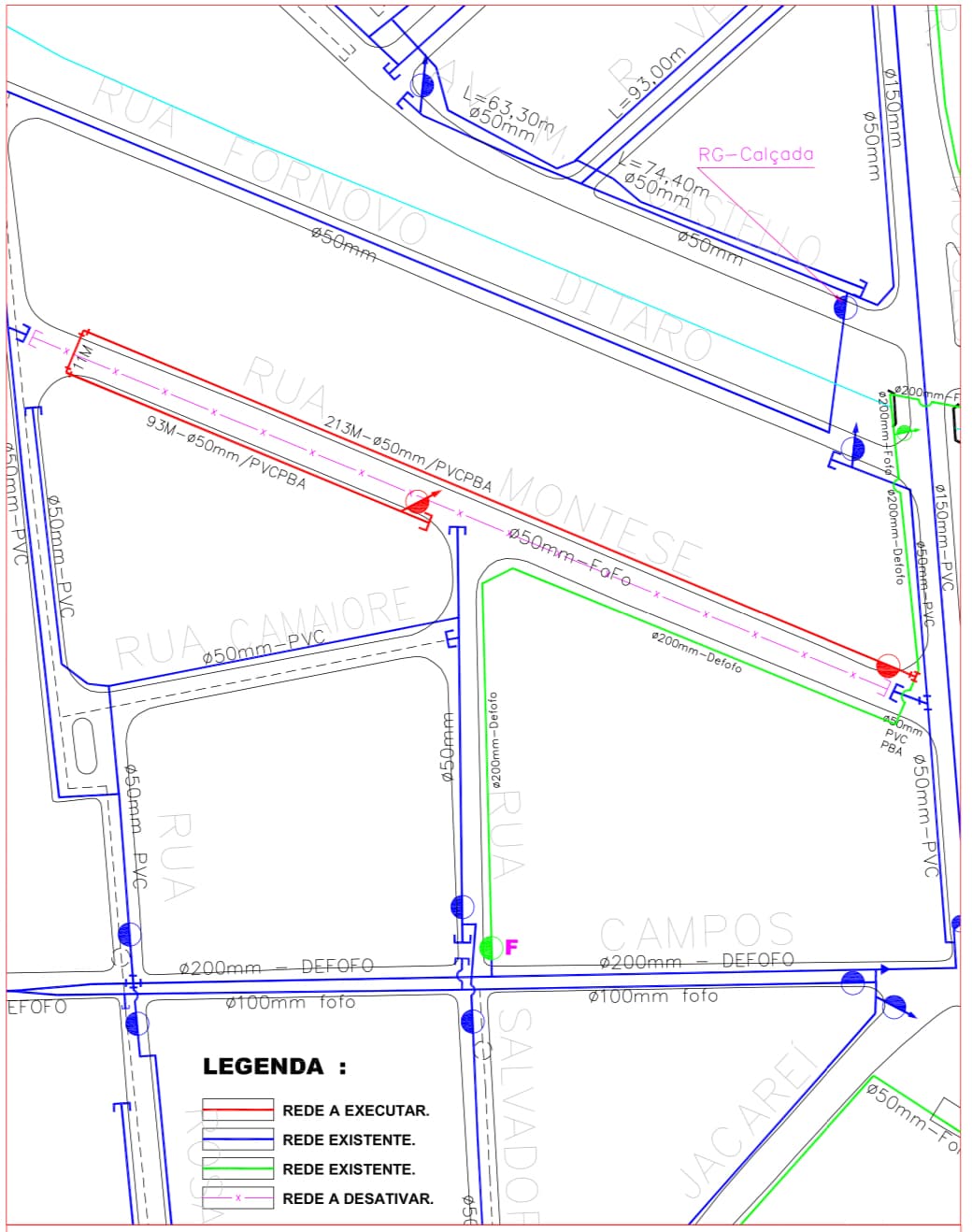 Rua Montese no Parque Itamarati receberá nova rede de água