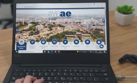 SAAE lança novo site com ferramentas online para os cidadãos e com atendimento empresarial