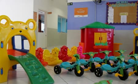 Prefeitura compra brinquedos novos para as creches municipais