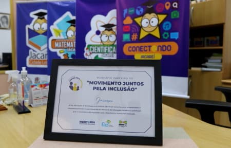 Secretaria de Educação ganha prêmio como ‘Município Parceiro do Movimento pela Inclusão’