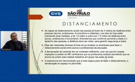 Prefeitura de Jacareí, Ministério Público do Trabalho, Governo do Estado e Codivap promovem live sobre cuidados na volta às aulas presenciais