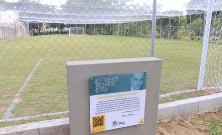 Secretaria de Esportes e Recreação inaugura ‘Área de Lazer José Roberto dos Santos (Betão)’, no Jardim São Luiz