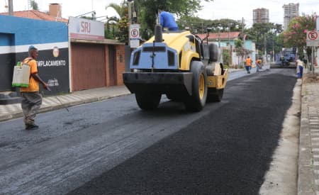 Acompanhe estágio atual das obras de asfaltamento, em Jacareí