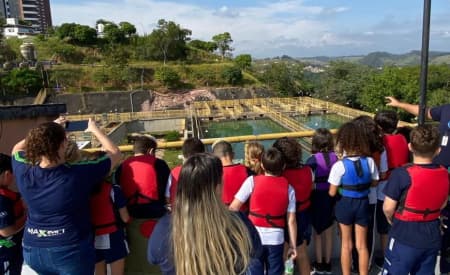 SAAE recebe alunos do Instituto Máximo na Estação de Tratamento de Água Central