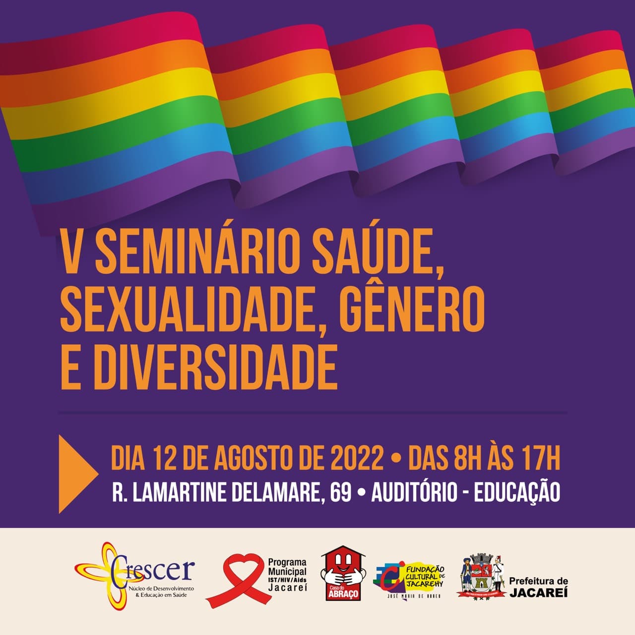Secretaria de Saúde de Jacareí promove o ‘V Seminário Saúde, Sexualidade, Gênero e Diversidade’