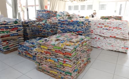 Corrente do Bem: Fundo Social de Solidariedade entrega mais de 24 toneladas de alimentos arrecadados na ExpoAgro Jacareí