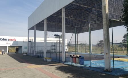 Quadra de Esportes do EducaMais Parque Meia Lua passa por reformas e aulas, no local, serão retomadas no dia 15 de agosto