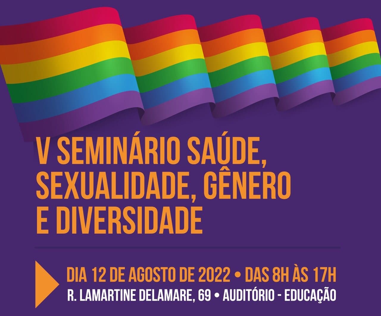 Secretaria de Saúde de Jacareí promove o ‘V Seminário Saúde, Sexualidade, Gênero e Diversidade’ nesta sexta (12)