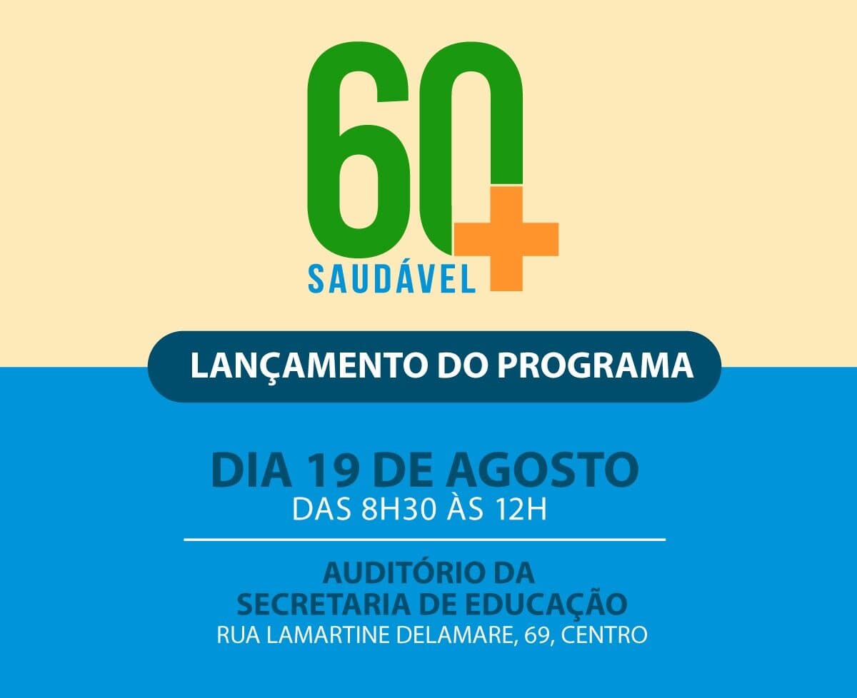 Prefeitura de Jacareí lança programa ‘60+ Saudável’, voltado à população idosa, na sexta-feira (19)