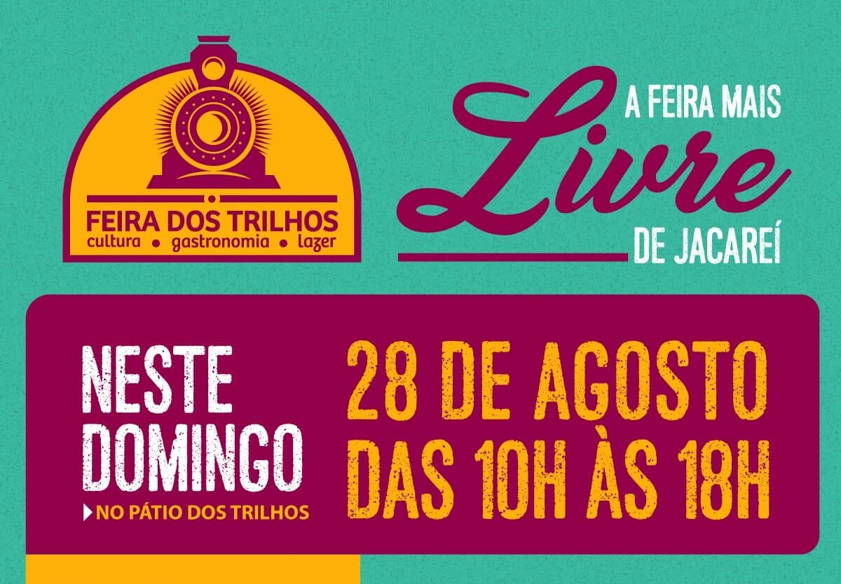 Domingo é dia de ‘Feira dos Trilhos’, com show da banda Sargento Elétrico