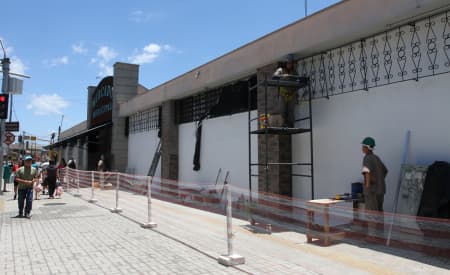 Prefeitura de Jacareí realiza obras de revitalização no Mercado Municipal