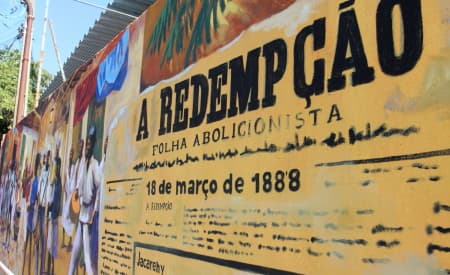 Jacareí inaugura monumento e mural homenageando movimento abolicionista na cidade
