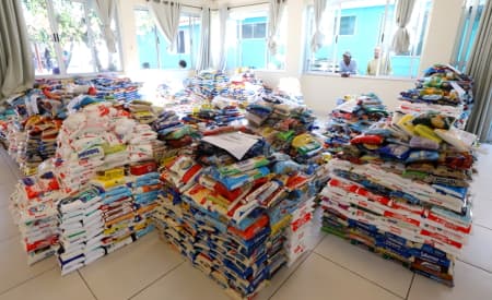 Fundo Social de Solidariedade entrega mais de 11 toneladas de alimentos arrecadados na Jacareí ExpoAgro 2023