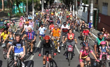Passeio Ciclístico atrai mais de 5 mil participantes, em Jacareí