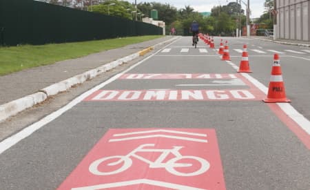 “Domingo no Parque” mantém circuito exclusivo para práticas esportivas e de lazer, todo domingo, em volta do Parque da Cidade