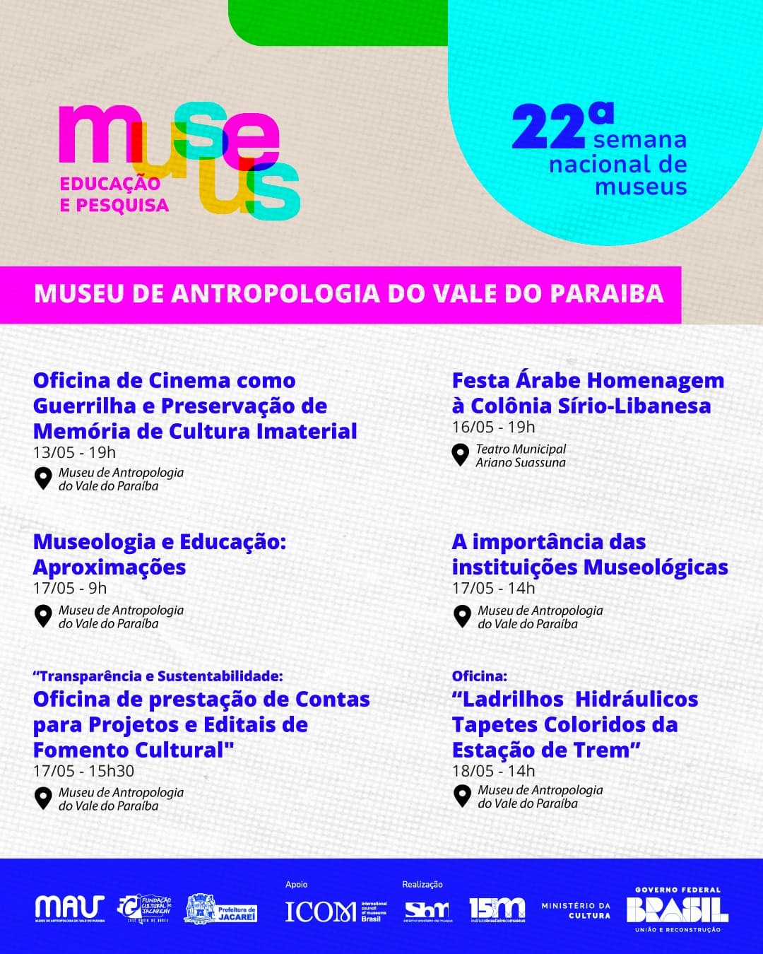 22ª Semana Nacional de Museus