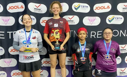 Com apoio da Prefeitura de Jacareí, Clube de Tênis de Mesa conquista duas medalhas de ouro em Guarulhos