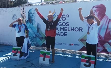 Jacareí conquista ouro, prata e bronze nos Jogos da Melhor Idade