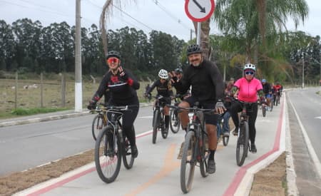 Passeios Ciclísticos marcam inauguração das novas ciclovias de Jacareí