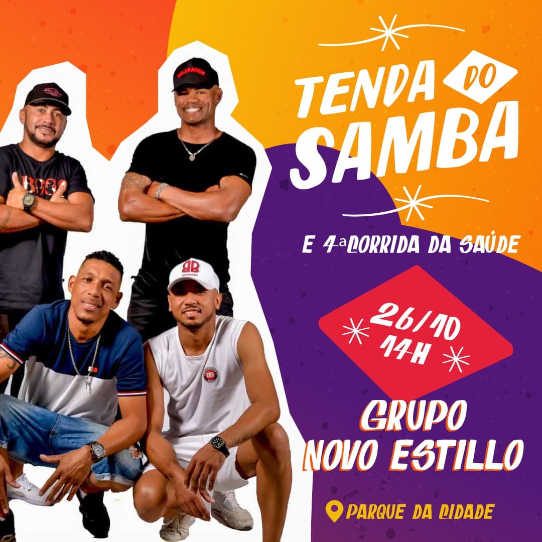 Edição Especial da Tenda do Samba e Corrida da Saúde agitarão o Parque da Cidade
