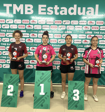 Maria Fernandes, de Jacareí, campeã estadual na categoria sub-19 do Tênis de Mesa