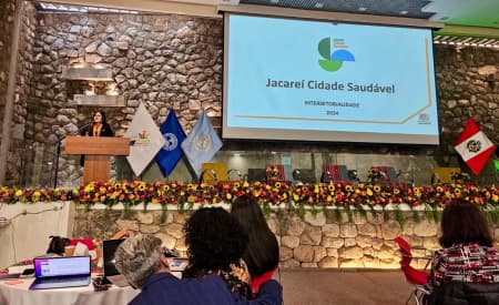 Jacareí participa do “VII Encontro de Prefeitas e Prefeitos de Municípios Saudáveis da Região das Américas”, no Peru