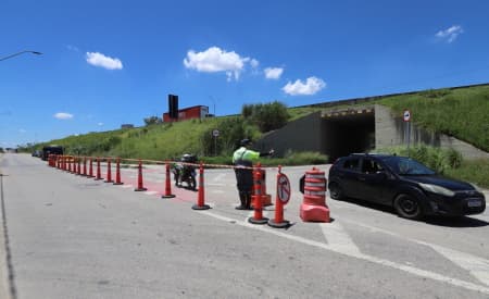 Túnel de ligação entre Avenida Davi Lino e Parque Meia-Lua passa a funcionar em novo sentido
