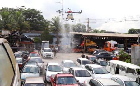 Inovação e tecnologia no combate à Dengue! Prefeitura utiliza drones para mapeamento e pulverização de larvicida em pontos estratégicos da cidade