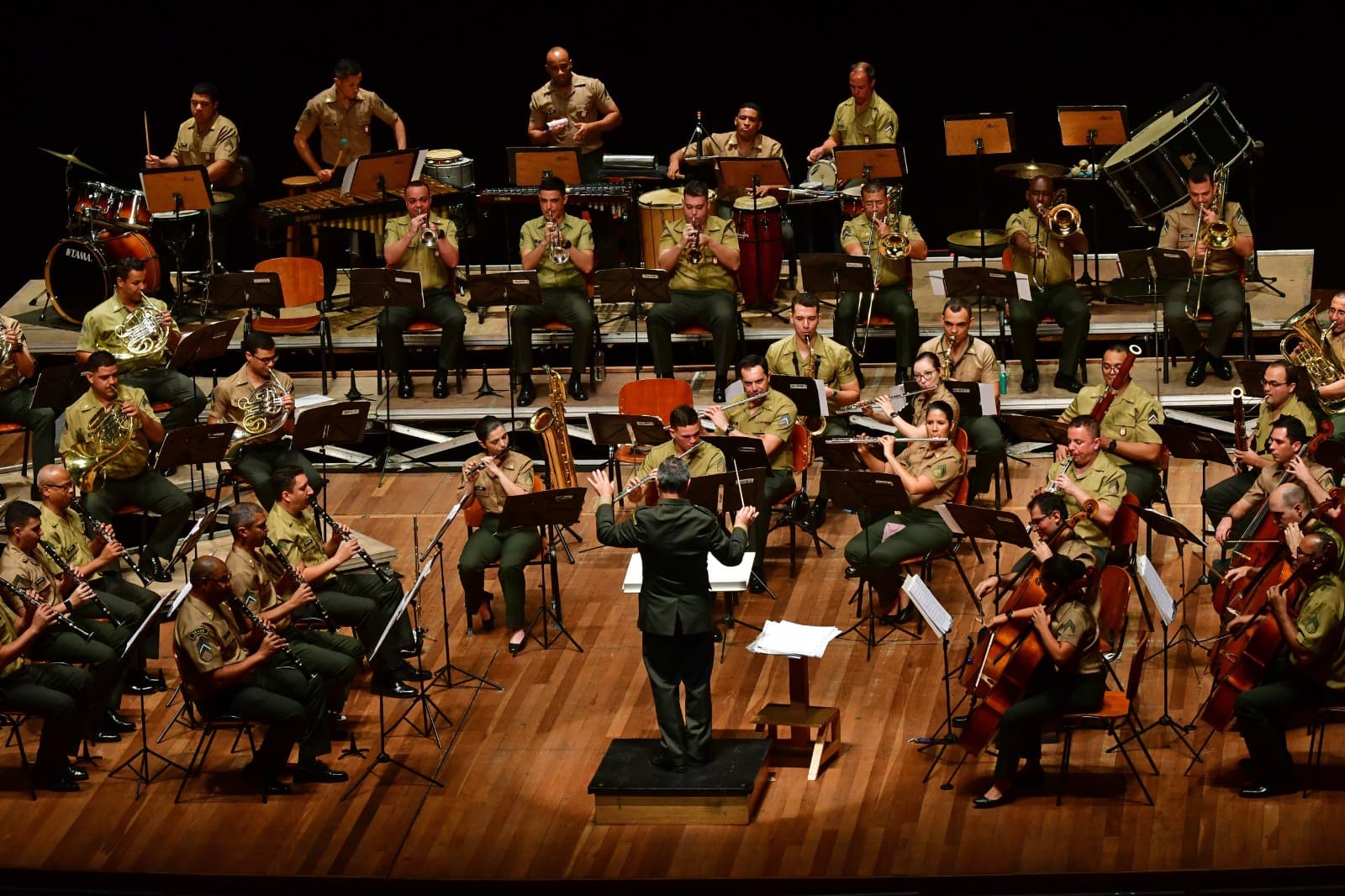 Banda Sinfônica do Exército se apresenta de graça nesta quarta-feira (21)