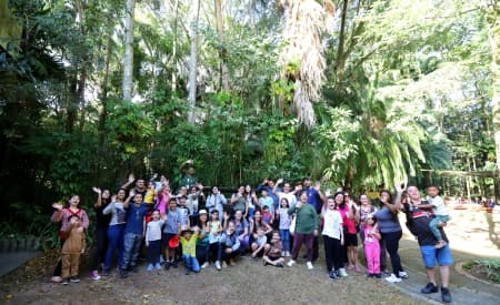 Eco Kids atrai mais de 300 pessoas em atividades de diversão no Viveiro Municipal