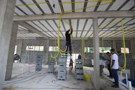 Construção de nova UMSF do Jardim Luiza avança para fase de alvenaria