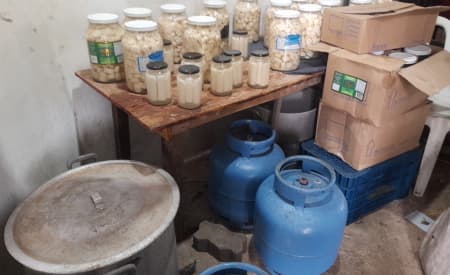 Vigilância em Saúde alerta sobre riscos de adquirir e consumir produtos clandestinos, após interdição de fábrica de palmito