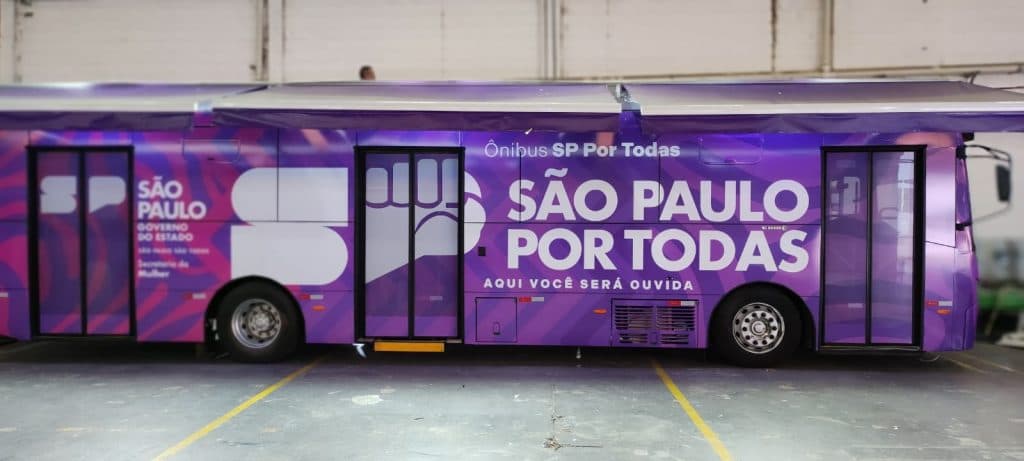 Ônibus “SP Por Todas” oferece atendimento psicológico, social e jurídico gratuito em Jacareí nos dias 18 e 19