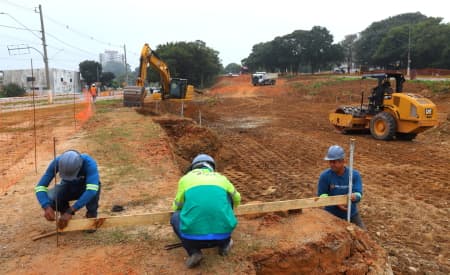 Obras de ligação da Av. Adhemar de Barros com a Av. Getúlio Vargas têm início para avanço do Anel Viário